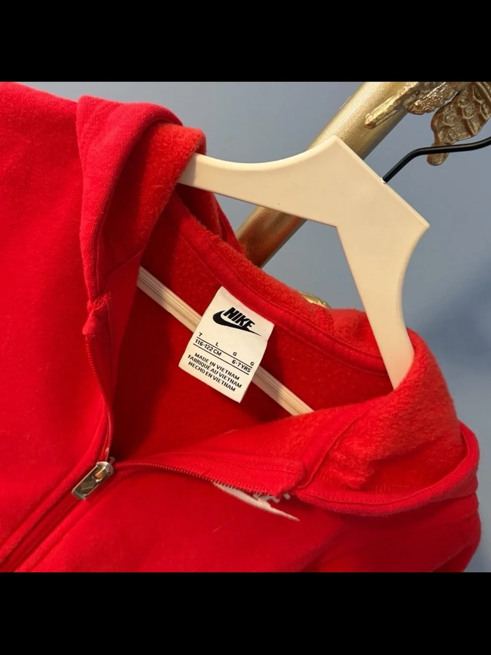 ⚡️⭐️Nike Unisex Kids Zip Up Sweatshirt - Size: 7 (6-7 Years)
